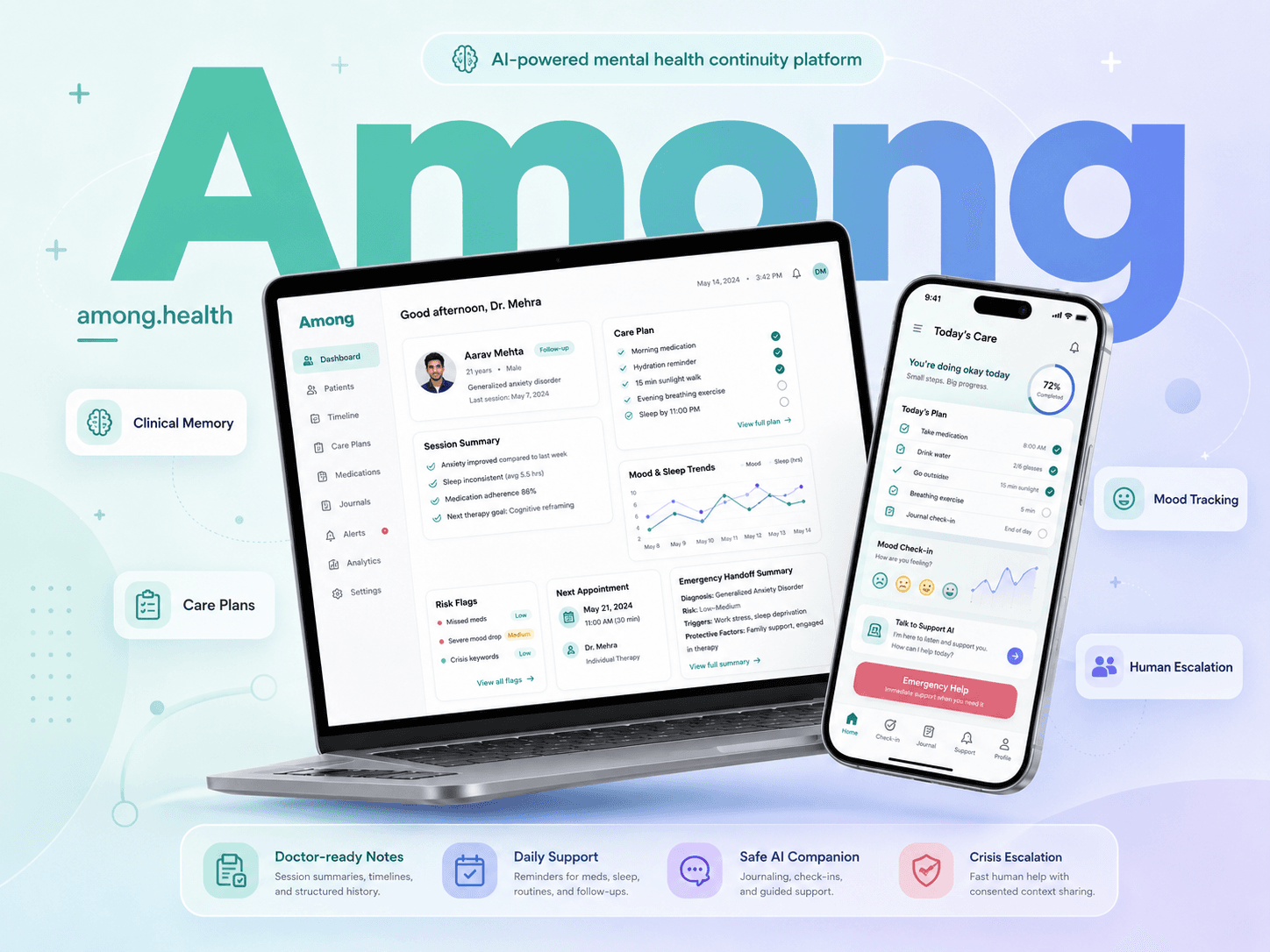 Among — Mental-Health Continuity Platform