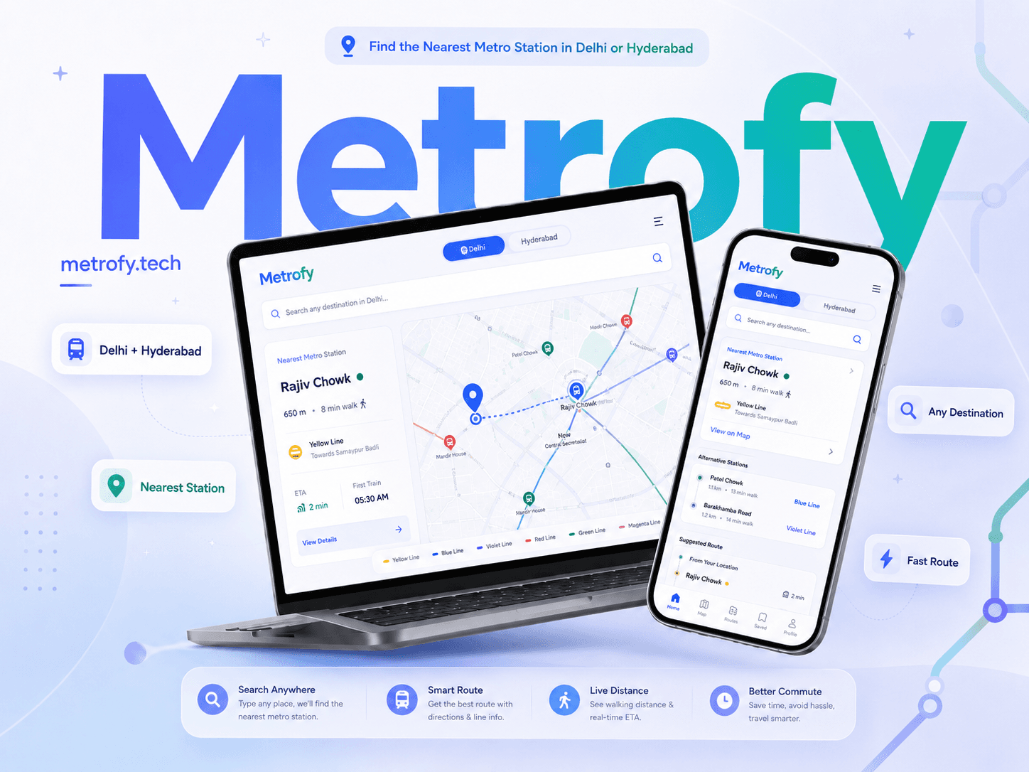 Metrofy — Smart Metro Navigation