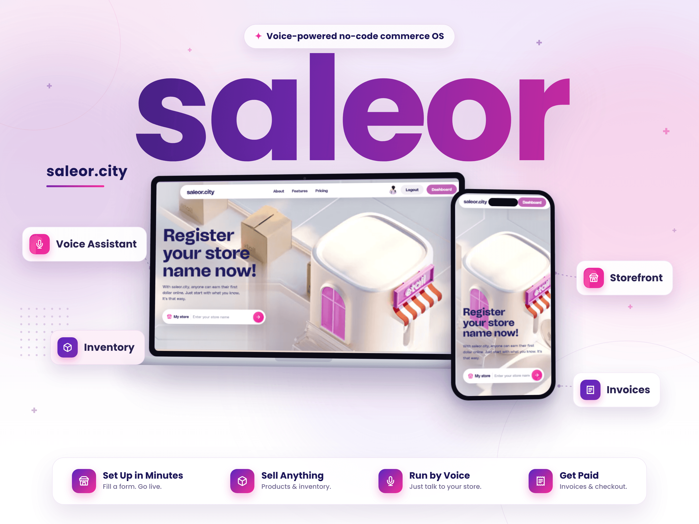Saleor — Voice-Powered Commerce OS